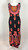 1960s  Pink and Black Psychedelic Print Maxi Dress