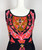 1960s  Pink and Black Psychedelic Print Maxi Dress