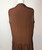 1920s Brown Silk Embroidered Flapper Dress