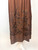1920s Brown Silk Embroidered Flapper Dress