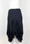 Y2K Ralph Lauren Purple Label Black Silk Asymmetric Fairy Skirt