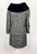 1960s Wool Tweed Chinchilla Fur Trim Jacket and Skirt Suit Set
