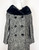 1960s Wool Tweed Chinchilla Fur Trim Jacket and Skirt Suit Set