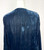 1920s Blue Silk Velvet Flapper Dress