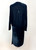 1920s Blue Silk Velvet Flapper Dress