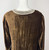 1920s Brown Silk Velvet Rhinestone Bow Flapper Dress