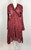 Y2K Isabel Marant Etoile Red Floral Wrap Dress