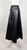 1980s Saks Fifth Avenue Black Leather Maxi Skirt