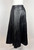 1980s Saks Fifth Avenue Black Leather Maxi Skirt