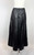 1980s Saks Fifth Avenue Black Leather Maxi Skirt
