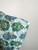 1940s Blue and Green Printed Cotton Dress