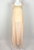 1920s Pink Silk and Lace Maxi Flapper Slip Dress