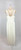1940s White Chiffon Overlay Maxi Slip Dress