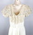 1940s Bergdorf Goodman Lace Maxi Slip Dress and Robe Peignoir Set