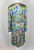 1970s Psychedelic Print Dog Ear Collared Dress