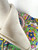 1970s Psychedelic Print Dog Ear Collared Dress