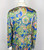 1970s Psychedelic Print Dog Ear Collared Dress