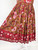 1950s Pink & Brown Hawaiian Floral Print Swing Dress