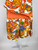 1960s Orange Psychedelic Paisley Print Romper