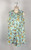 1960s - 1970s Blue Floral Print Romper