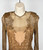 1940s Brown Mesh and Lace Cocktail Dress