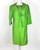 1960s Lime Green Beaded Dress and Jacket 2 Pc Set
