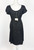 1960s Black Floral Print Dress & Jacket 2 Pc Set NWT