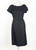 1960s Black Floral Print Dress & Jacket 2 Pc Set NWT