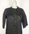 1960s Black Floral Print Dress & Jacket 2 Pc Set NWT