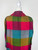 1950s - 1960s Multicolor Plaid Silk Swing Coat