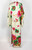1970s Floral Metallic Wide Sleeve Top & Maxi Skirt 2 Pc Set