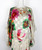 1970s Floral Metallic Wide Sleeve Top & Maxi Skirt 2 Pc Set