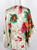 1970s Floral Metallic Wide Sleeve Top & Maxi Skirt 2 Pc Set