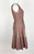 1950s Pauline Tregiere Striped Cotton Swing Dress
