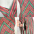 1950s Pauline Tregiere Striped Cotton Swing Dress
