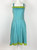 1950s Nettie Rosenstein Striped Cotton Swing Dress