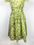 1950s Young Colony Shop Green Floral Dress