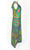 1960s - 1970s Bright Psychedelic Print Maxi Dress