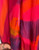 1960s Mod Red Chiffon Pleated Shift Dress
