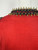 1960s - 1970s Fontayne Red Linen Beaded Blouse