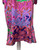 1970s - 1980s Silk Satin Floral Print Dress