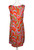 1960s Multicolor Psychedelic Silk Mini Dress