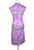 1960s - 1970s Lord & Taylor Purple Paisley Dress