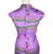 1960s - 1970s Lord & Taylor Purple Paisley Dress