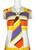 1960s Striped Sailor Collar Mini Dress