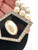 1980s - 90s YSL Yves Saint Laurent Enamel Pendant Multi Strand Pearl Beaded Necklace