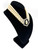 1980s - 90s YSL Yves Saint Laurent Enamel Pendant Multi Strand Pearl Beaded Necklace