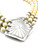1980s - 90s YSL Yves Saint Laurent Enamel Pendant Multi Strand Pearl Beaded Necklace