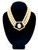 1980s - 90s YSL Yves Saint Laurent Enamel Pendant Multi Strand Pearl Beaded Necklace