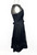1960s Black Silk Chiffon Mini Dress LBD
